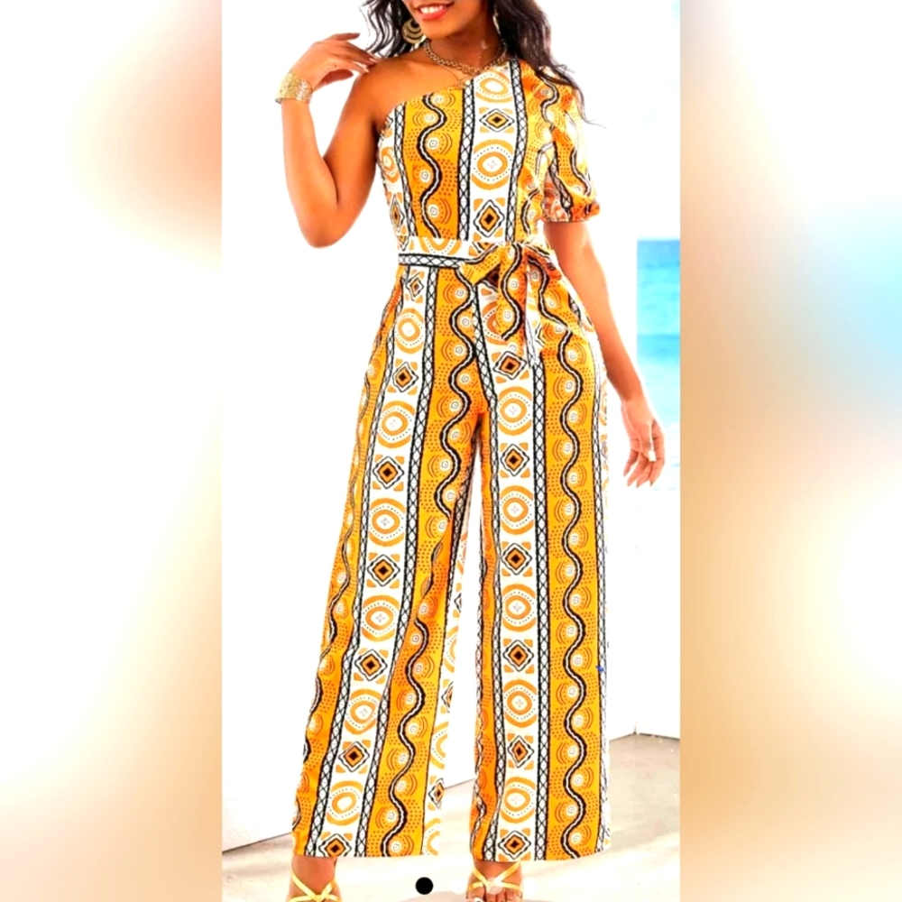 One-Shoulder Jumpsuit